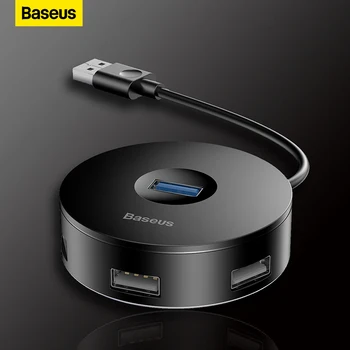  Baseus USB 3.0 4-Port Hub USB 5Gbps de Adaptador USB de Tipo C, Computador de HUB PC para Macbook Tipo C CONCENTRADOR USB 3.0 para Huawei