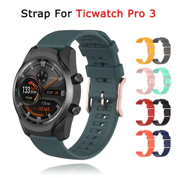  Cinta Para Ticwatch Pro 3 Ultra GPS Banda Para Ticwatch Pro X 4G/LTE 2020 E2 S2 S GTX Pulseira Pulseira Smart Watch Acessórios