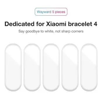  Protetor de tela Para o Xiaomi Mi Banda 4 Smart Watch Completo Tampa de Vidro Temperado de Protetor de Tela Para o Xiaomi Mi Banda 4 Filme 5 10PCS